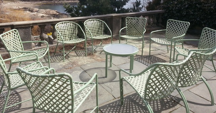 Vinyl Restrapping And Weaving Vinyl Restrapping And Weaving, Vintage Brown Jordan Outdoor Furniture